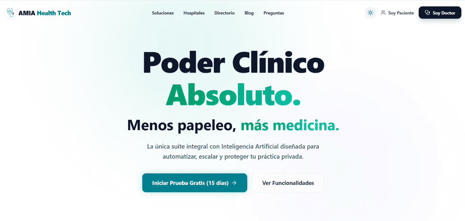 AMIA Health Tech — portada