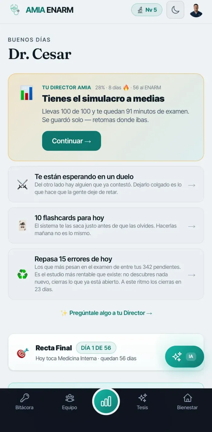 AMIA ENARM — pantalla 1