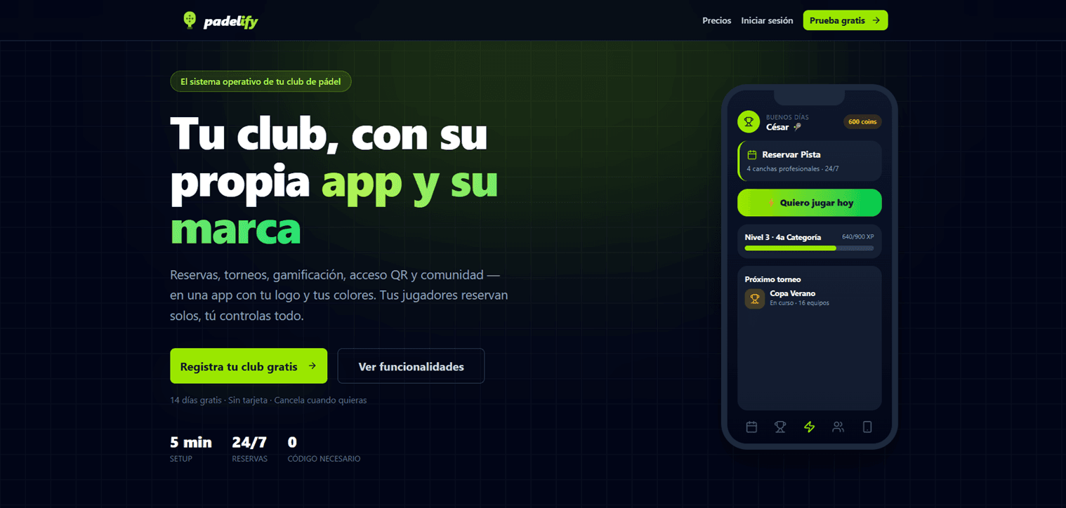Padelify — portada