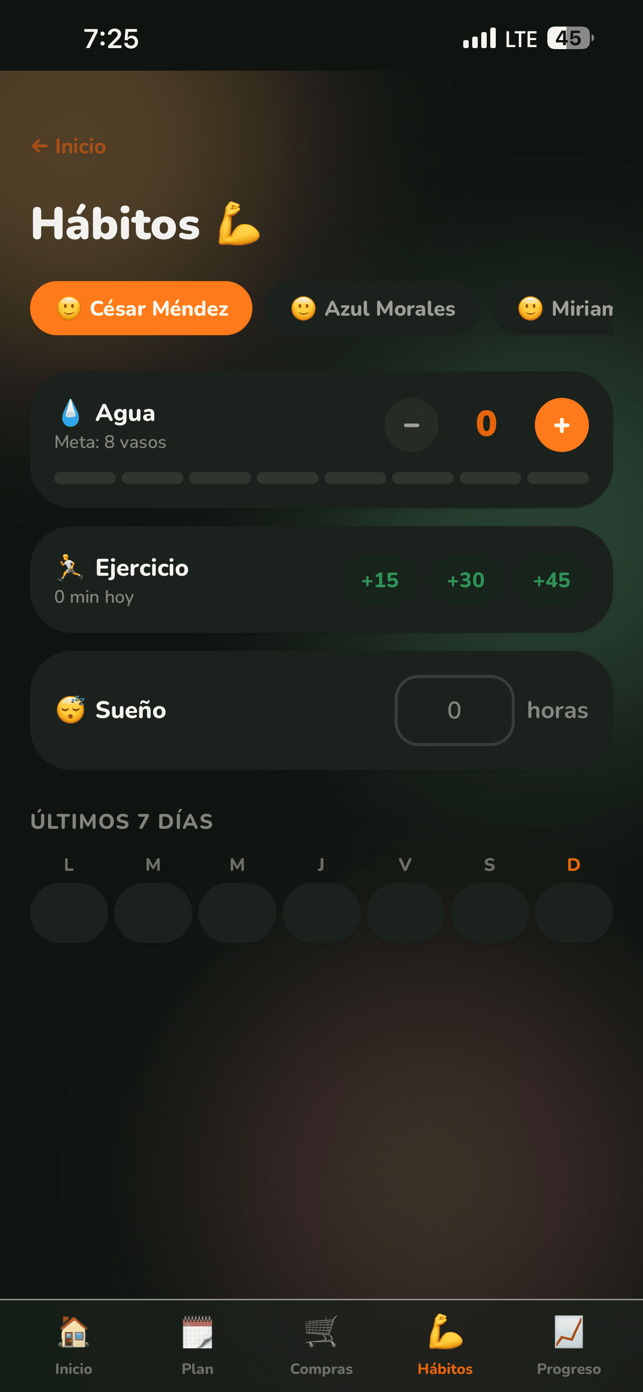 Provecho — pantalla 3