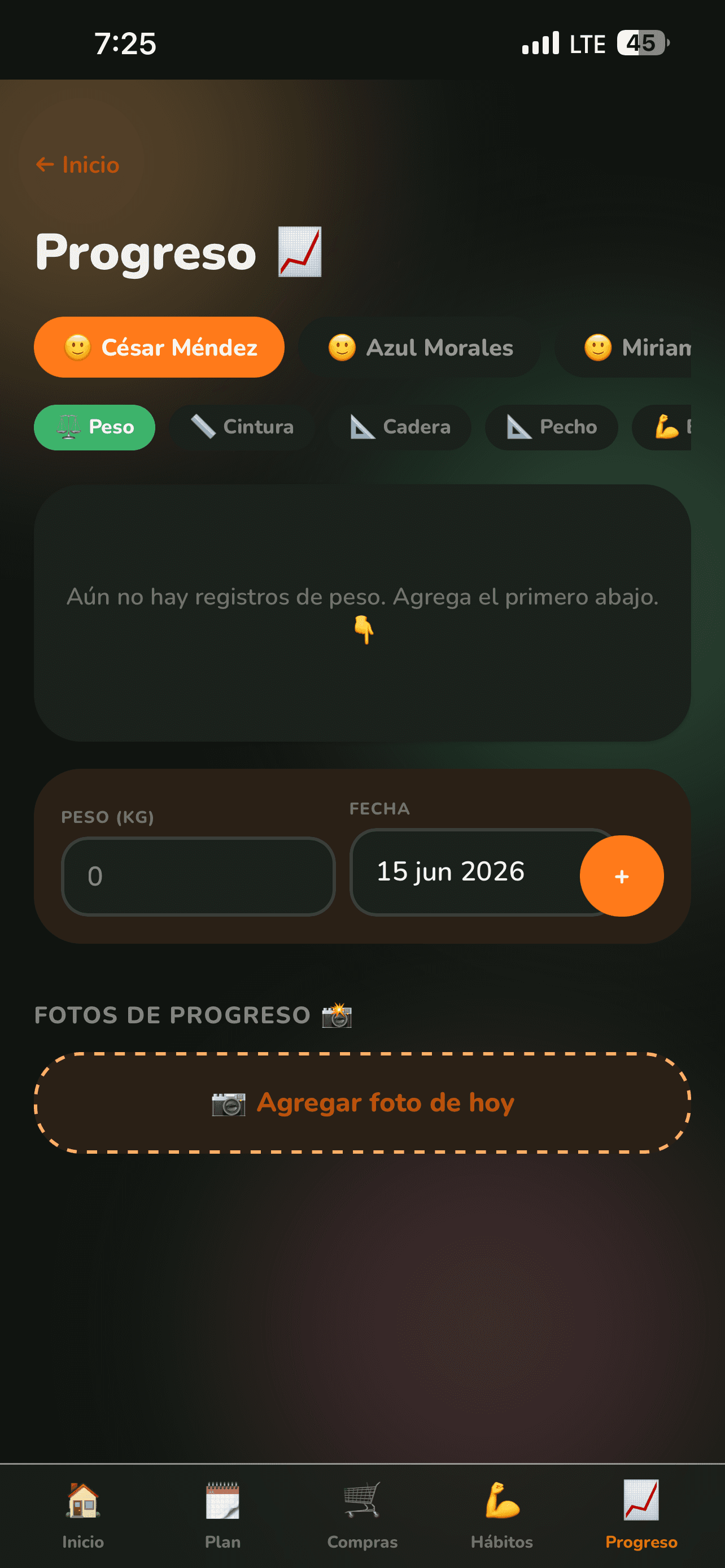Provecho — pantalla 7