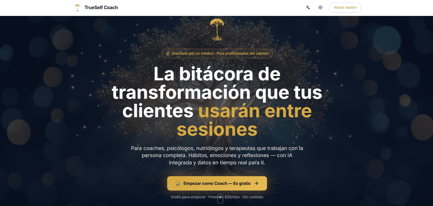 TrueSelf Coach — portada